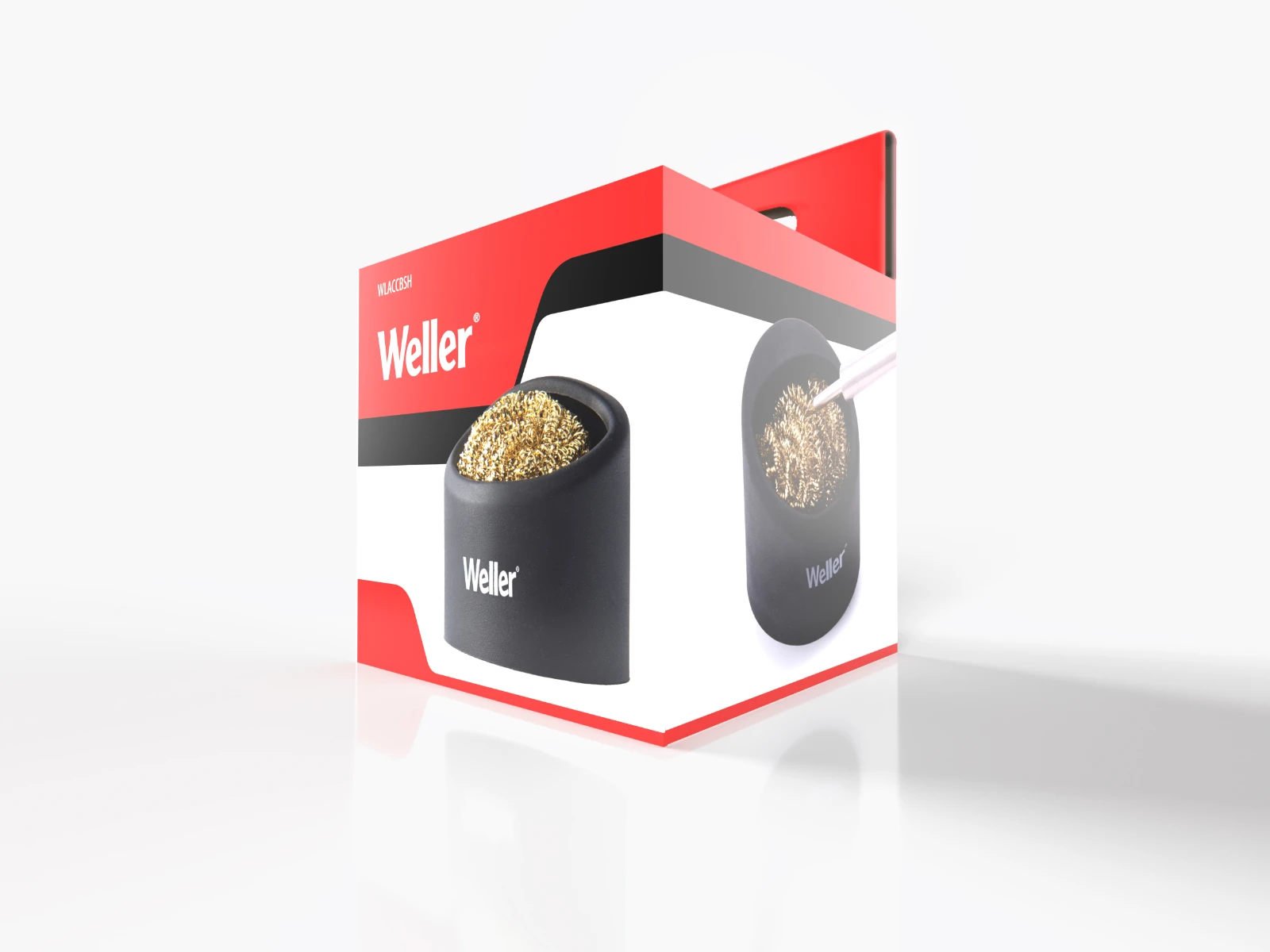 Weller Messingwol voor soldeerpunt - met houder