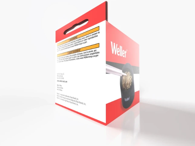 Weller Messingwol voor soldeerpunt - met houder