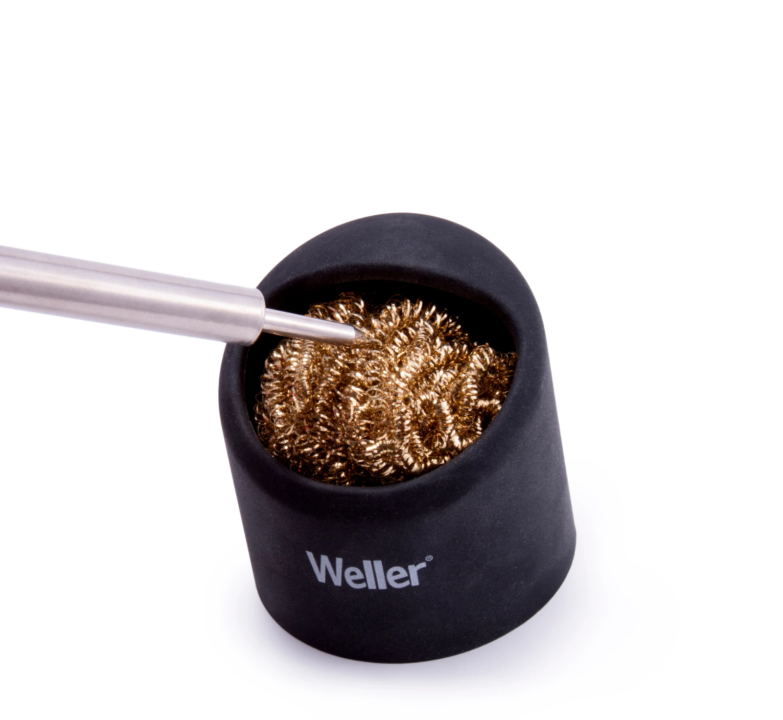 Weller Messingwol voor soldeerpunt - met houder