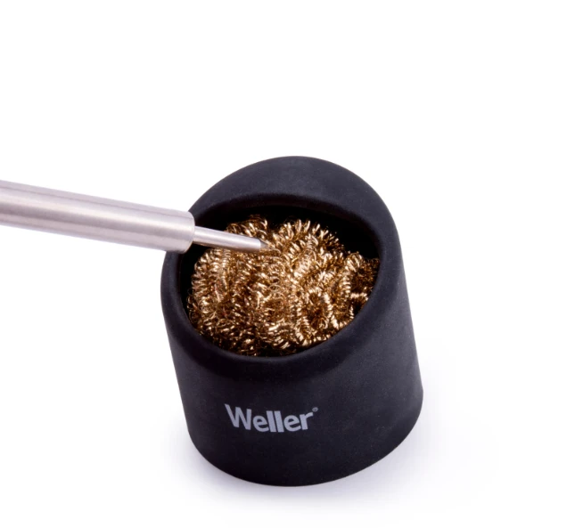 Weller Messingwol voor soldeerpunt - met houder