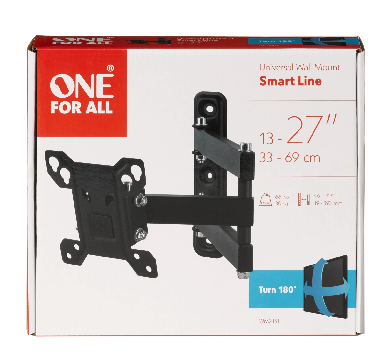 OFA TV Steun, Smart Turn 180, 13-27, 33-69cm,30kg