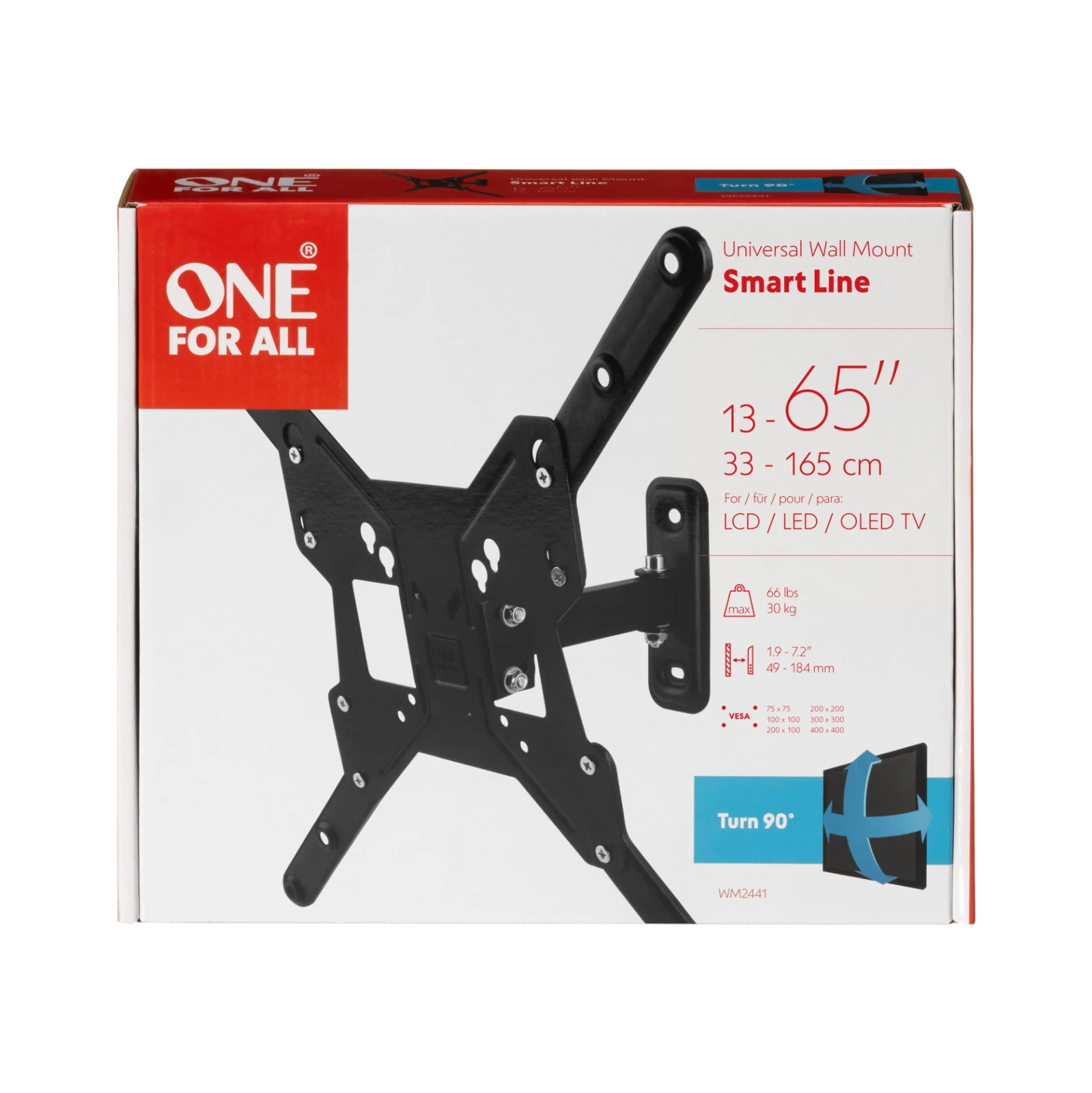 OFA TV Steun, Smart Turn 90, 32-55, max. 30kg