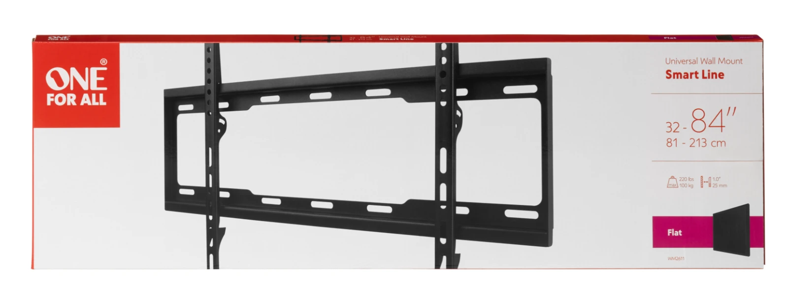 OFA TV Steun, Smart Flat, 32-84, 81-213cm,100kg