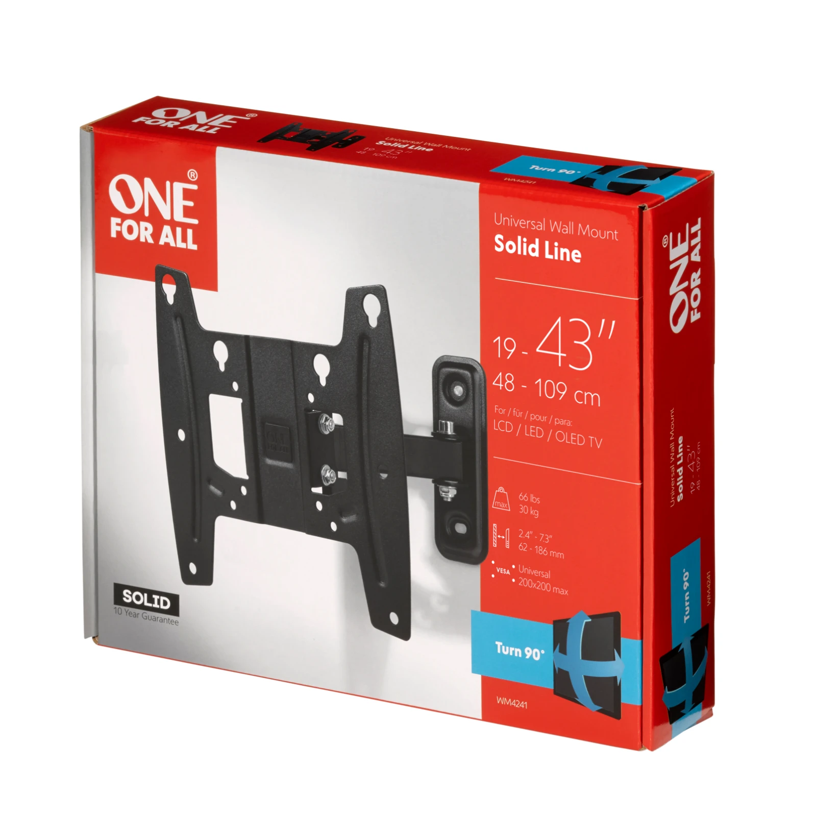 OFA TV Steun, Solid Turn 90, 19-42, 42-107cm,30kg
