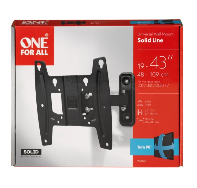 OFA TV Steun, Solid Turn 90, 19-42, 42-107cm,30kg