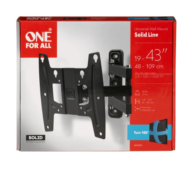 OFA TV Steun, Solid Turn 180, 19-42, 42-107cm,30kg