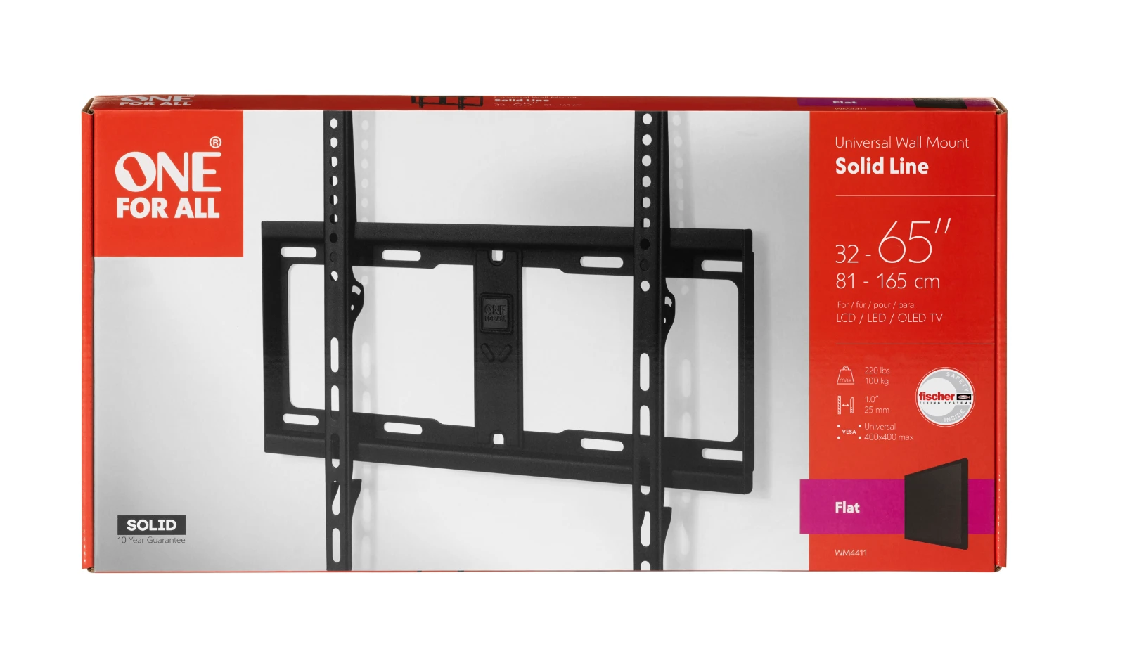 OFA TV Steun, Solid Flat, 32-60, 81-152cm,100kg
