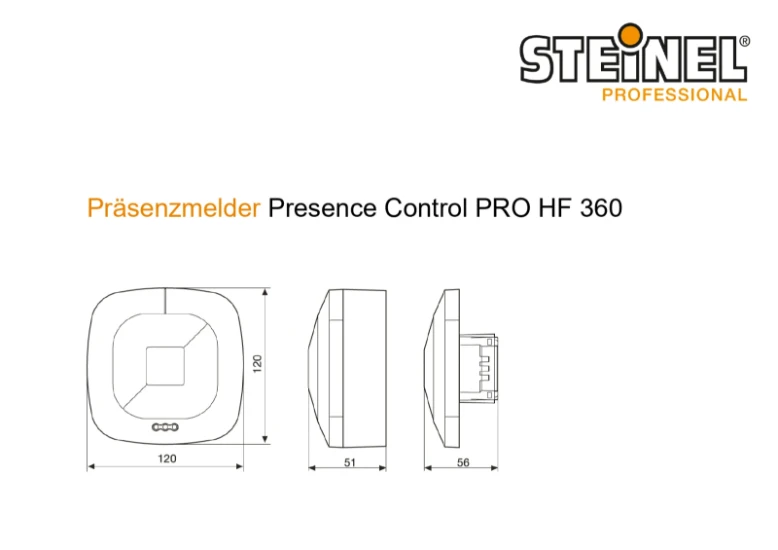 Steinel Dét. de présence HF 360 COM1 sai