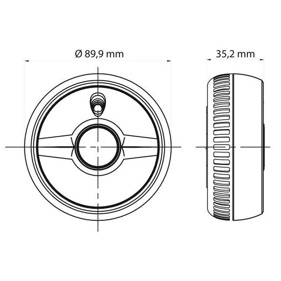 FireAngel Rookmelder optisch met 9V-batterij