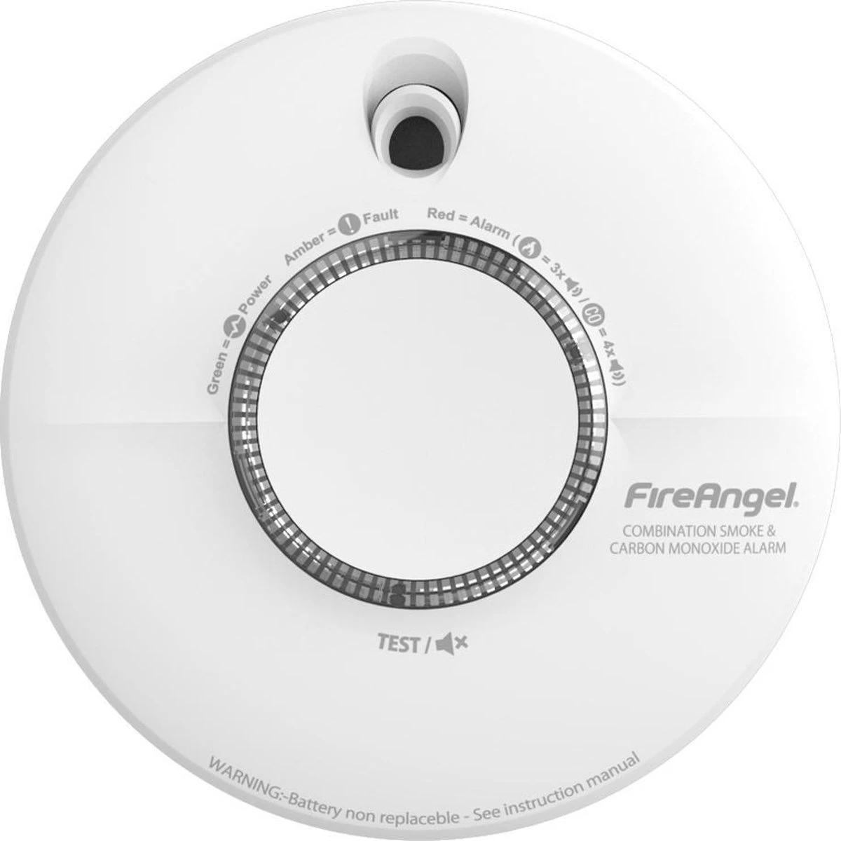 FireAngel Combinatie rook- en koolmonoxide met 10-jarige batterij