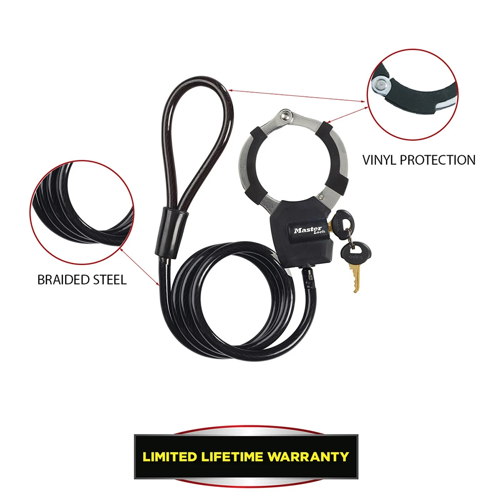 MasterLock Kabelslot Street Cuff 1m x O8mm