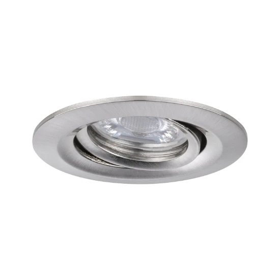 Paulmann LED-inbouwlamp Nova Mini Coin zwenkbaar  staal O66mm 1-spot
