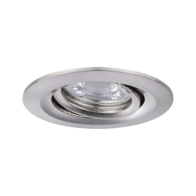 Paulmann LED-inbouwlamp Nova Mini Coin zwenkbaar  staal O66mm 1-spot