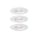 Paulmann LED-inbouwlamp Nova Mini Coin basisset wit O65mm - 3-spots
