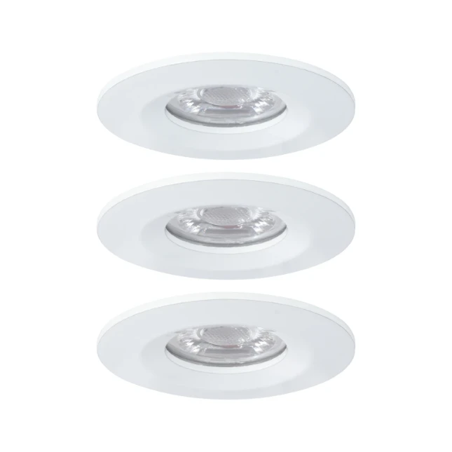 Paulmann LED-inbouwlamp Nova Mini Coin basisset wit O65mm - 3-spots