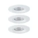 Paulmann LED-inbouwlamp Nova Mini Coin basisset wit O65mm - 3-spots