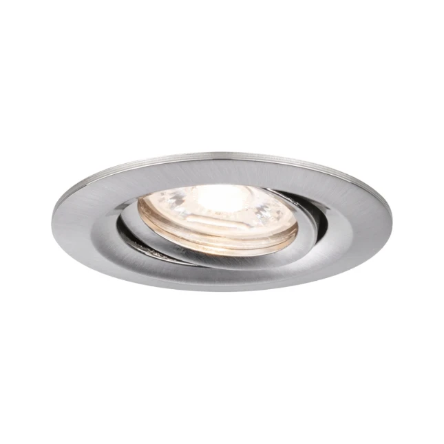 Paulmann LED-inbouwlamp Nova Mini Coin zwenkbaar  staal O66mm 1-spot