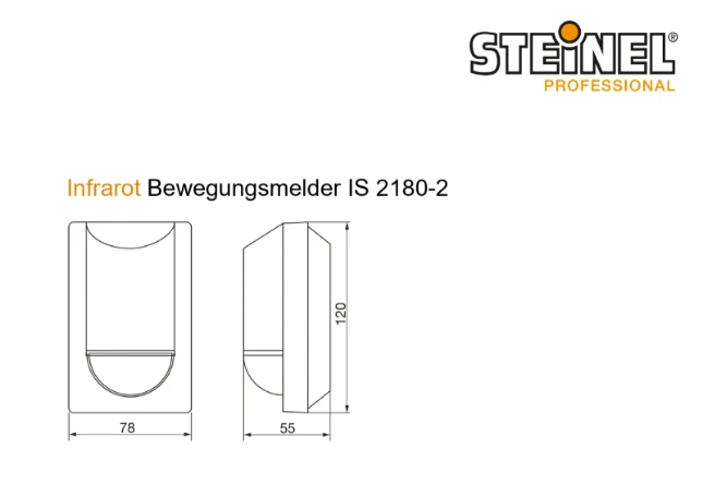 Steinel Infrarood-bewegingsmelder IS 2180-2 wit