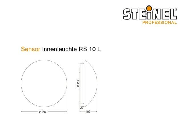 Steinel Sensor Binnenlamp RS 10 L