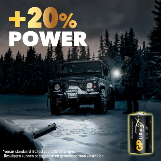 GP CR2 Lithium fotobatterij (1 stuk)