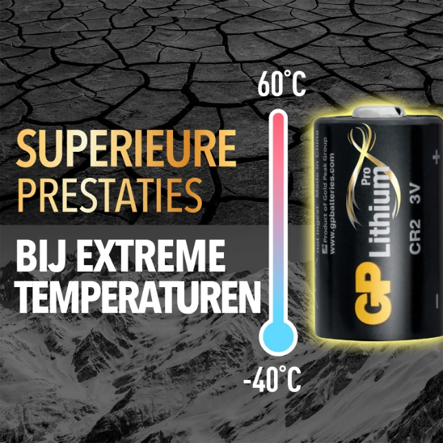 GP CR2 Lithium fotobatterij (1 stuk)
