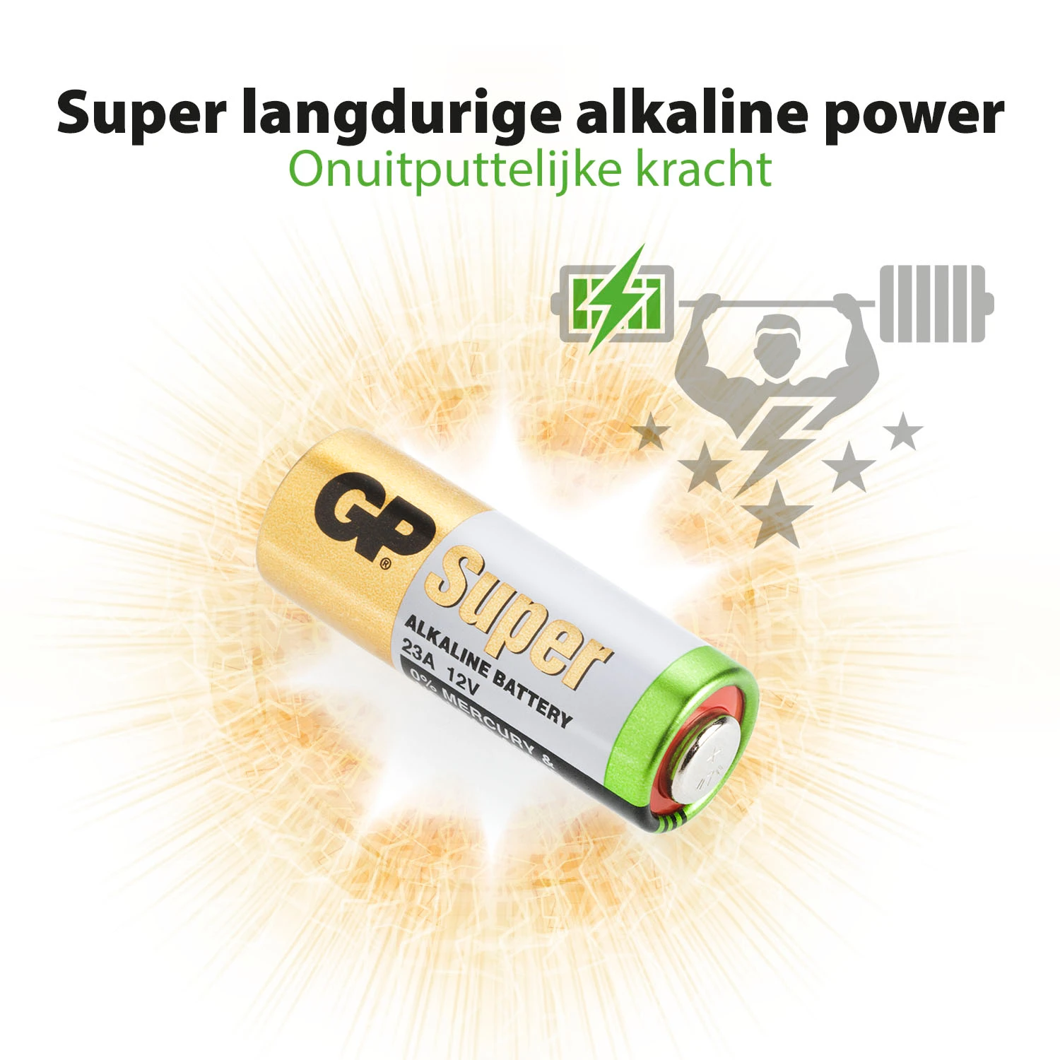 GP 23A Alkaline batterij High Voltage 12V (1 stuk)