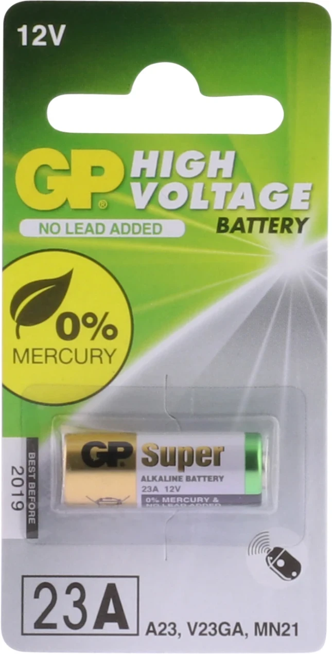 GP 23A Alkaline batterij High Voltage 12V (1 stuk)