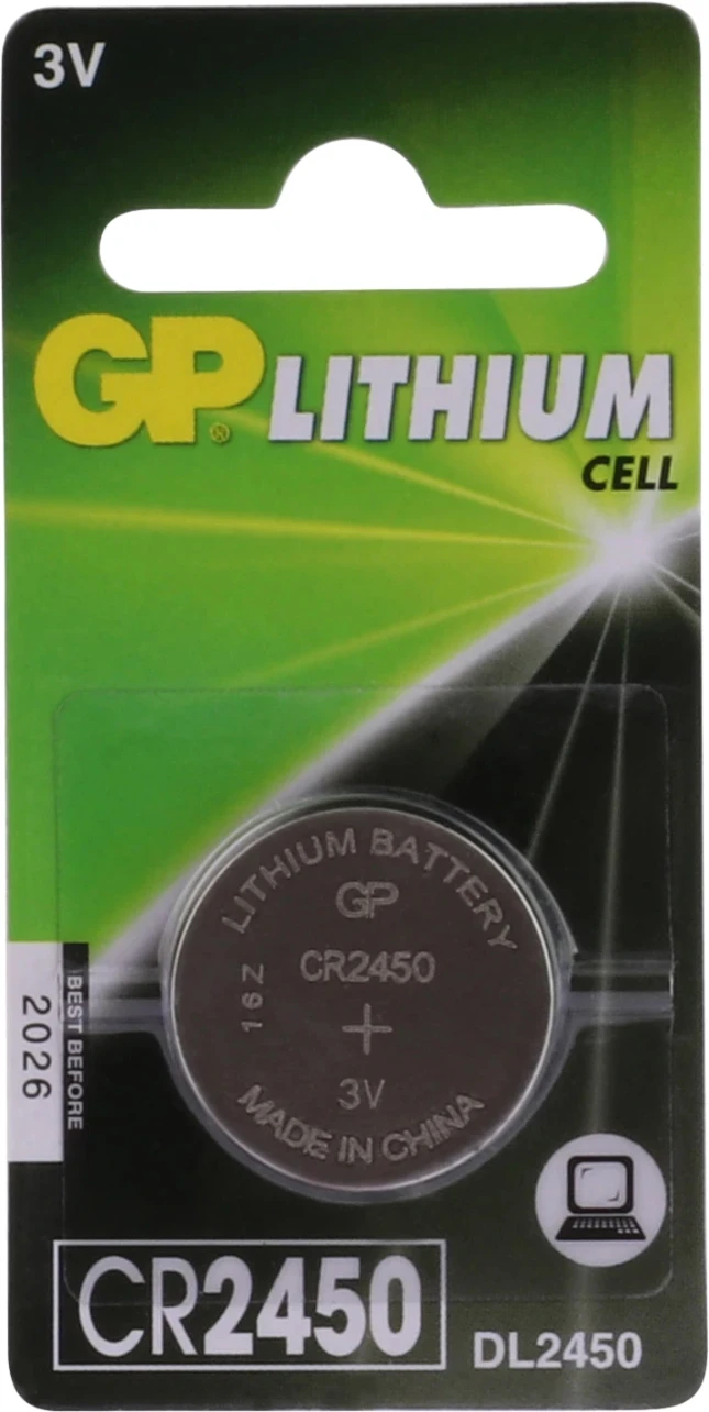 GP Batterijen Lithium knoopcel CR2450