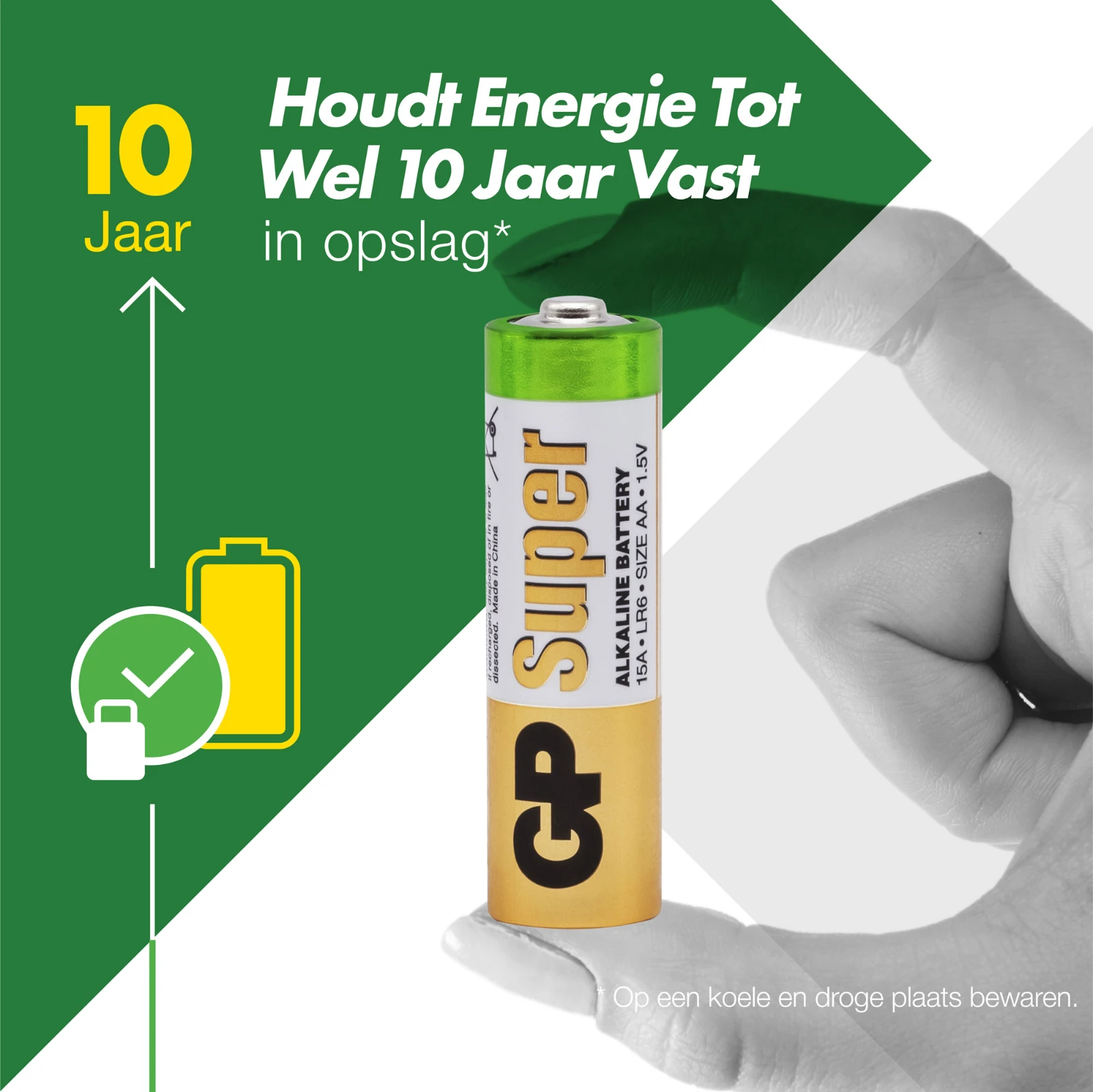 GP AA Alkaline batterij  Super 1,5V (24 stuks)