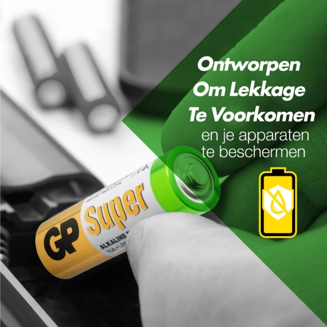 GP AA Alkaline batterij  Super 1,5V (24 stuks)