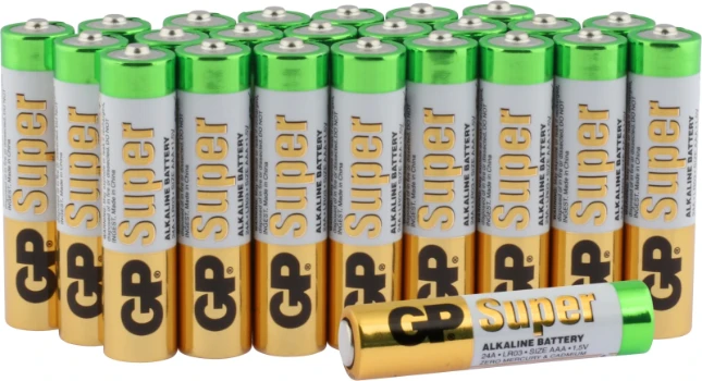GP AAA Alkaline batterij Super 1,5V (24 stuks)