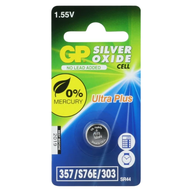 GP SR44W 357 Horlogebatterij zilveroxide (1 stuk)