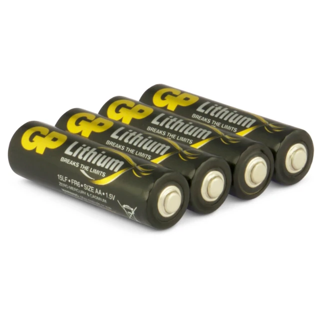 GP AA Lithium batterij 1,5V (4 stuks)