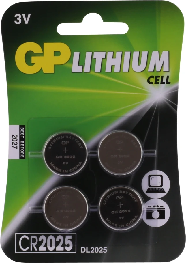 GP Batterijen Lithium knoopcel CR2025