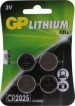 GP CR2025 Lithium knoopcel 3V (4 stuks)