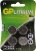 GP CR2032 Lithium knoopcel 3V (4 stuks)
