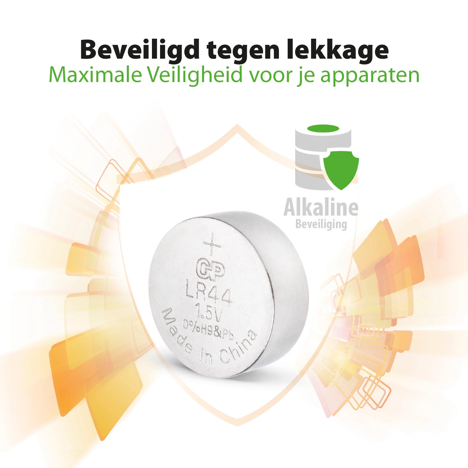 GP 76A Alkaline knoopcel 1,5V (4 stuks)