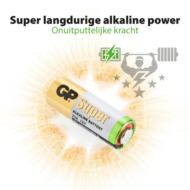 GP 23A Alkaline batterij High Voltage 12V (4 stuks)