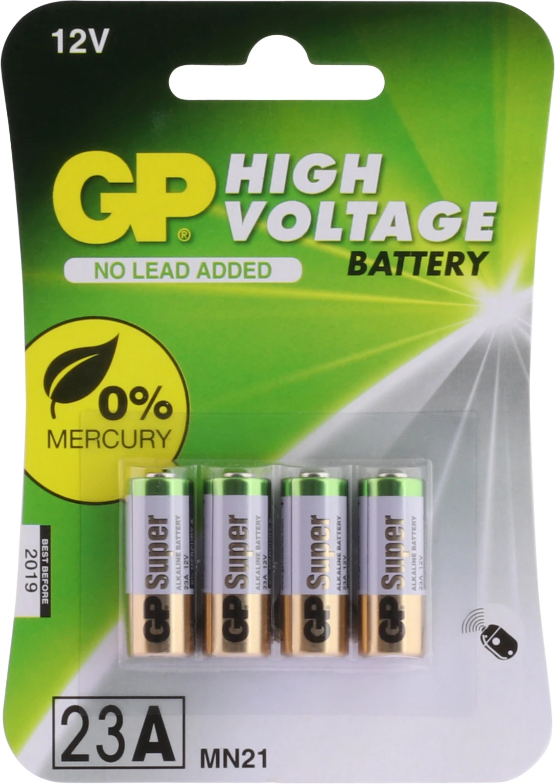 GP 23A Alkaline batterij High Voltage 12V (4 stuks)