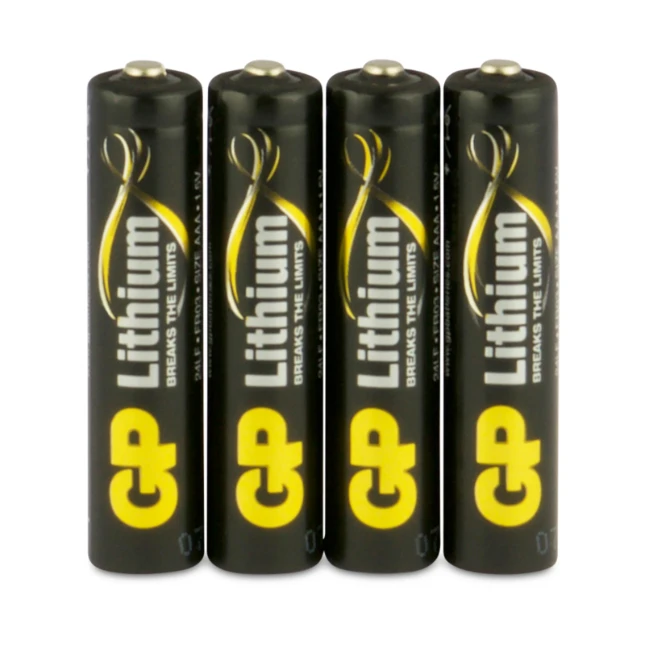 GP AAA Lithium batterij 1,5V (4 stuks)