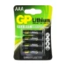 GP AAA Lithium batterij 1,5V (4 stuks)