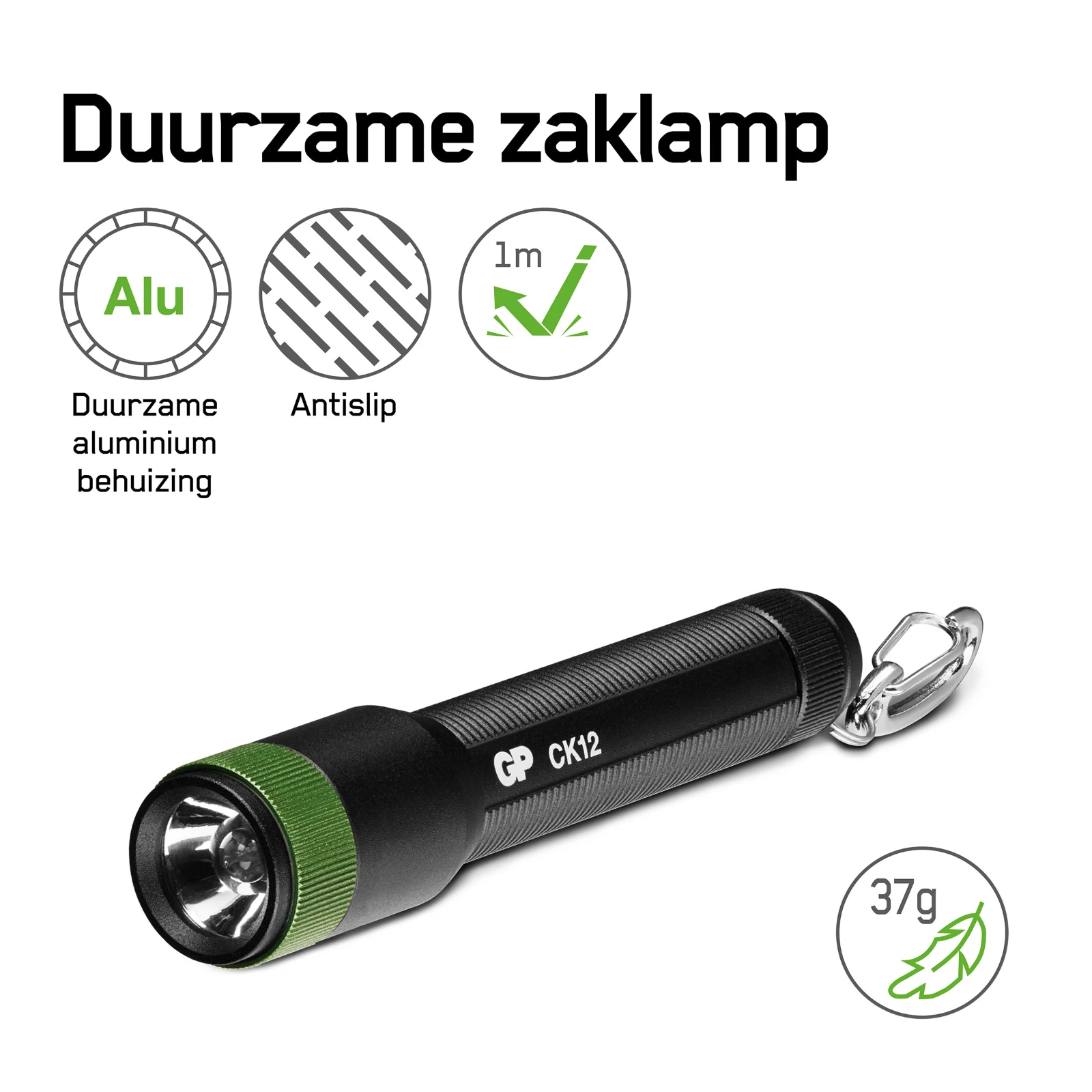 GP Zaklamp CK12 20 lumen (1x AAA)
