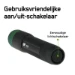 GP Zaklamp C31X 100lumen 1XAA