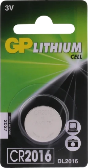 GP CR2016 Lithium knoopcel 3V (1 stuk)