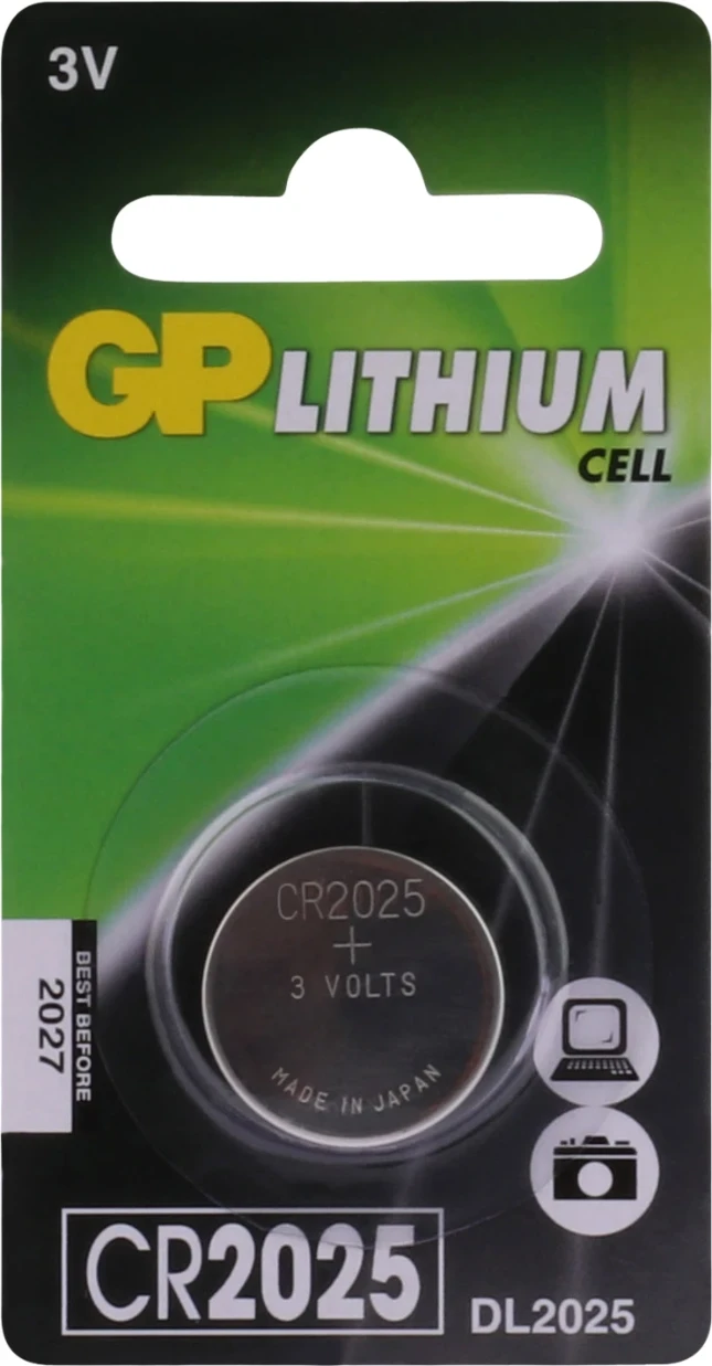 GP Batterijen Lithium knoopcel CR2025