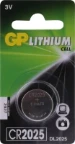 GP CR2025 Lithium knoopcel 3V (1 stuk)