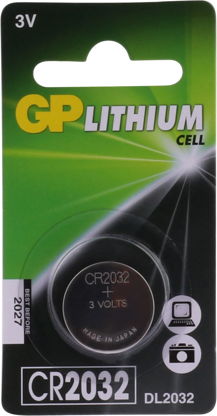 GP CR2032 Lithium knoopcel 3V (1 stuk)