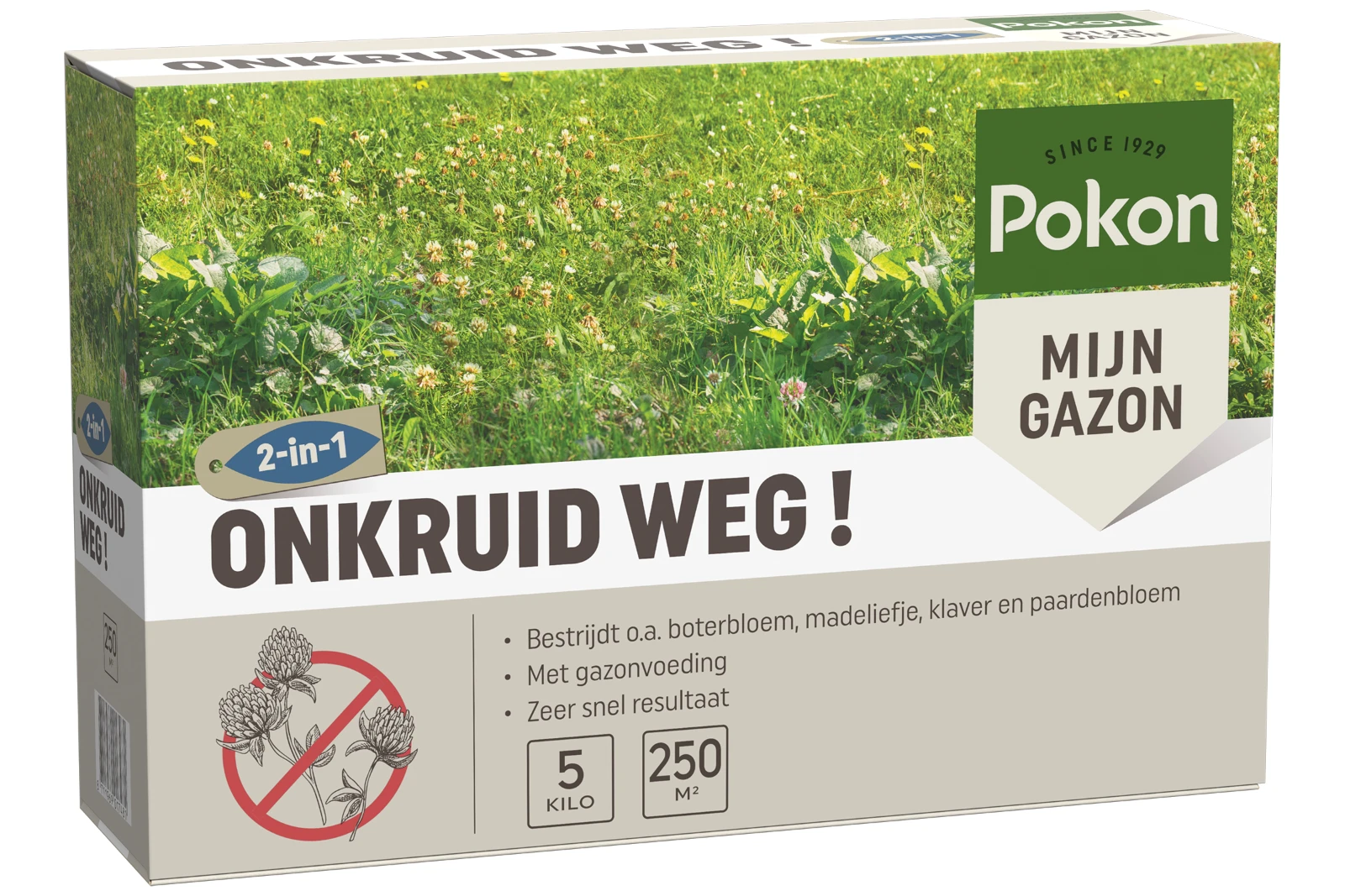 Pokon Onkruid Weg 250 m² 5000 gram (2-in-1)