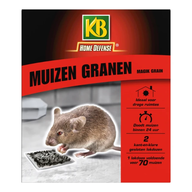 Home Defense Muizen Granen lokdoos Magik Grain (2 stuks)