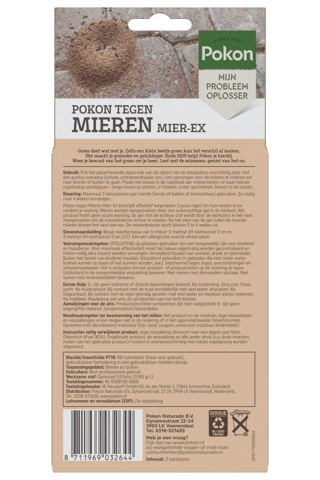 Pokon Tegen Mieren lokdoos (2 stuks)